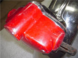 Early Kawasaki 500 Triple KH500 Rear Fender w/ Mounting Brackets & Tailite used F0-382 (A32)