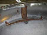 Early Kawasaki 500 Triple KH500 Rear Fender w/ Mounting Brackets & Tailite used F0-382 (A32)