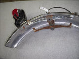 Early Kawasaki 500 Triple KH500 Rear Fender w/ Mounting Brackets & Tailite used F0-382 (A32)