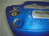 1965-67 Suzuki X6 Hustler Oil Tank missing window - cap used F0-385 (A2)