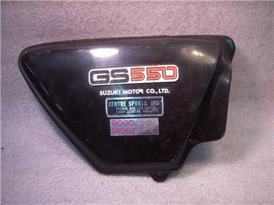 1977 GS550E GS550 550 Suzuki Right Side Cover Used FO-566 (a8)