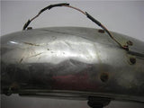 1970's Kawasaki H1 500 Triple REAR FENDER w/ tailight Stainless Steel used Fo-92 (A32)