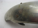1970's Kawasaki H1 500 Triple REAR FENDER w/ tailight Stainless Steel used Fo-92 (A32)
