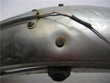 1970's Kawasaki H1 500 Triple REAR FENDER w/ tailight Stainless Steel used Fo-92 (A32)