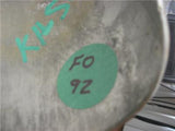 1970's Kawasaki H1 500 Triple REAR FENDER w/ tailight Stainless Steel used Fo-92 (A32)