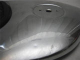 TANK COVER 1963-66 Honda CA95 Benly Touring 150 LEFT Tank Cover w/ rubber OEM Used LH  FO23 (a20)