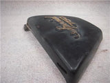 1978-79 Yamaha XS750 Special Left Side Cover Repainted Black used FO-477 (a10)