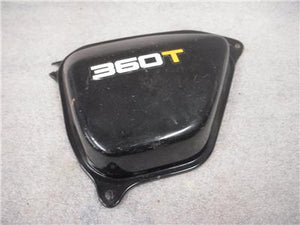 1976 Honda CJ360T CJ 360 T Left Side Cover used FO-482 (a10)