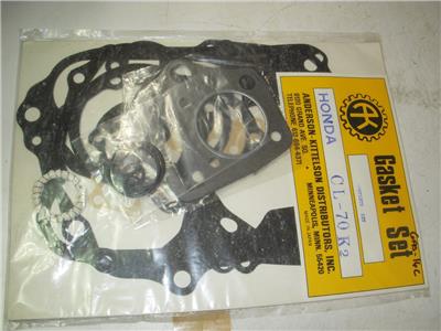 1971 CL70 CL 70 K2 Anderson Kit AK Complete Gasket Kit NOS HONDA GAS-16 (RED120)