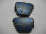 1970 CB350K2 350 Honda LEFT RIGHT PAIR SIDE COVERS USED IA-359 (A78)