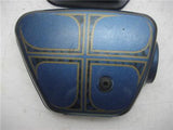 1970 CB350K2 350 Honda LEFT RIGHT PAIR SIDE COVERS USED IA-359 (A78)