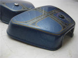 1970 CB350K2 350 Honda LEFT RIGHT PAIR SIDE COVERS USED IA-359 (A78)