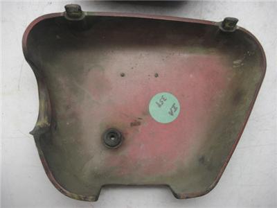 1970 CB350K2 350 Honda LEFT RIGHT PAIR SIDE COVERS USED IA-359 (A78)