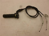 1998-1999 Kawasaki ZX600 ZX6R ZX-6R Throttle With Cables Used K2141-23 (N28)