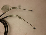 1998-1999 Kawasaki ZX600 ZX6R ZX-6R Throttle With Cables Used K2141-23 (N28)