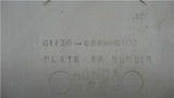 2003 Honda CR85 CR 85 Expert RB 1996-2007 Front Number Plate Plastic used K2214-13( a54)