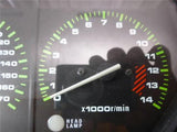 GAUGE 1987-90 Kawasaki ZX750F Ninja Gauge Set Speedometer Tachometer used K2270-37 (A11)