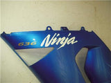 2005-06 ZX636 636 NINJA KAWASAKI LEFT MID FAIRING 55028-0028 Used KSB-117 (B-CHECK)