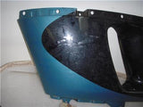 1991-02 ZX6E ZX600 600 KAWASAKI OEM LEFT MID FAIRING COWL USED KSB-73 (B-CHECK)