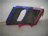 1991-02 ZX6E ZX600 600 KAWASAKI OEM LEFT MID FAIRING COWL USED KSB-74 (B-CHECK)