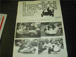 BOOKS: 1991 HACKED SIDE CAR MAGAZINES MOTORCYCLE HACK ISSUES MAG32 (B51)