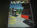 BOOKS: 1984-85 WING ELITE MAGAZINES MOTORCYCLE ISSUES HONDA GOLDWING MAG36 (B51)