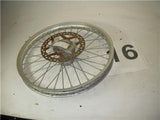 1993 Kawasaki KX500 Dirt Bike Front Rim With Disc Wheel used RIM-16 (wall)