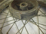 1978 Husky 390 5.00x18 Spoked Rim REAR Wheel used RIM-01 (wall)