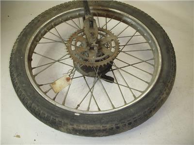 PA - Enfield 2.75x18 Rear Rim W/ Swing Arm Wheel used RIM-02 (wall)