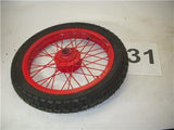 1977 XS650 650 Yamaha Custom Front Rim Red Powder Coated 19 Inch Spoke Wheel RIM-31 (wall)