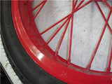 1977 XS650 650 Yamaha Custom Front Rim Red Powder Coated 19 Inch Spoke Wheel RIM-31 (wall)