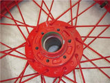 1977 XS650 650 Yamaha Custom Front Rim Red Powder Coated 19 Inch Spoke Wheel RIM-31 (wall)