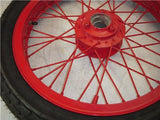 1977 XS650 650 Yamaha Custom Front Rim Red Powder Coated 19 Inch Spoke Wheel RIM-31 (wall)