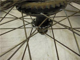 Vintage 1960s Harley Davidson Hummer 19 Inch Rear Rim With Sprocket 36 Spoke Wheel USED RIM-37 (wall)