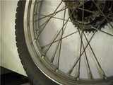 Vintage 1960s Harley Davidson Hummer 19 Inch Rear Rim With Sprocket 36 Spoke Wheel USED RIM-37 (wall)