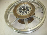 1988 VN750 750 Vulcan Kawasaki F1178 Front 19 Inch Rim Disc Silver Wheel used RIM-39 (wall)