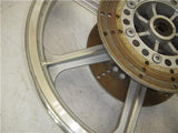 1988 VN750 750 Vulcan Kawasaki F1178 Front 19 Inch Rim Disc Silver Wheel used RIM-39 (wall)