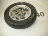 1988 VN750 750 Vulcan Kawasaki R1179 REAR 15 Inch Rim Hub Silver Wheel used RIM-40 (wall)