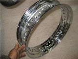 SCOUT T16x3.50 DOT Motorcycle Vintage 40 spoke Nice 16 Rim Wheel used RIM-66 (wall)