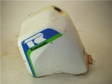 1988 KLR650 650 KLR KAWASAKI FUEL GAS TANK USED WHITE T-517 (DONN a2)