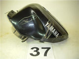 1992 FZR1000 1000 YAMAHA FUEL GAS TANK BLACK SILVER USED T-537 (DONN a2)