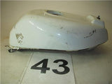 SUZUKI GSXR600 600 FUEL GAS TANK REPAINT WHITE WALLHANGER USED T-543 (DONN a2)