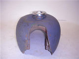 1970's Kawasaki KH400 KH 400 Repaint Blue Fuel Gas TAnk Used T-556 (DONN A3)