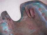 1970's Kawasaki KH400 KH 400 Repaint Blue Fuel Gas TAnk Used T-556 (DONN A3)