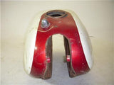 1966-68 Yamaha YDS3 Big Bear 250 Red White w/valve Fuel Gas Tank Used T-564 (DONN a7)