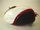 1966-68 Yamaha YDS3 Big Bear 250 Red White w/valve Fuel Gas Tank Used T-564 (DONN a7)