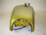 1971-73 Honda CL350 CL 350 GREEN RUST for Parts Fuel Gas Tank Used T-565 (DONN a6)