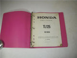 1973 Honda 125 TL125 Parts Catalog binder used HC33926 MANUAL BOOK (man-a/b)