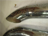 EXHAUST HR791 S&S Cycle Left Right Exhaust Muffler Pair USED X-111 (D47)