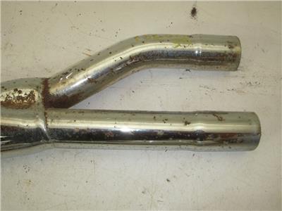 EXHAUST HR791 S&S Cycle Left Right Exhaust Muffler Pair USED X-112 (D47)